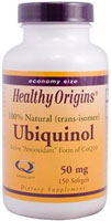 UBIQUINOL 50MG SOY FREE NON-GMO 150 SOFTGEL