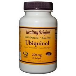 UBIQUINOL 200MG SOY FREE NON-GMO 30 SOFTGEL