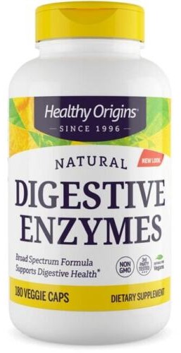 DIGESTIVE ENZYES BROAD SPECTRUM 180 CAP VEGI