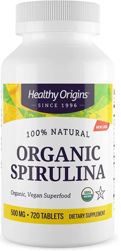 SPIRULINA 500MG ORGANIC/KOSHER 720 TAB