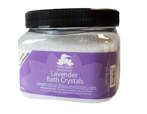 BATH SALT LAVENDER 16 OZ