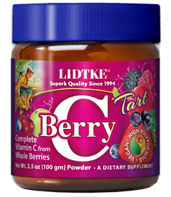 Berry-C Super Vitamin C Powder - Tart 3.5 ounce