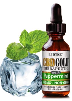 CBD GOLD PEPPERMINT 100 MG 1 OUNCE