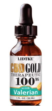 CBD GOLD W/ VALERIAN 100 MG 1 OUNCE