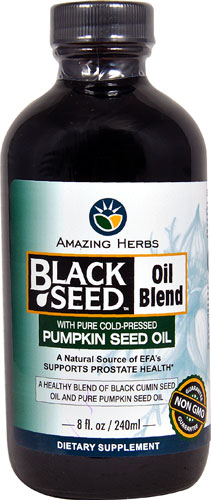 BLACK SEED WITH PUMPKIN SEED OIL BLEND 8 OZ