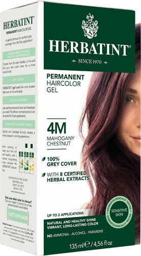 HERBATINT HAIR COLOR 4M MAHOGANY CHESTNUT KIT 4.5OZ