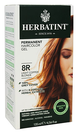 HERBATINT HAIR COLOR 8R LIGHT COPPER BLOND KIT 4.5OZ