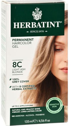 HERBATINT HAIR COLOR 8C LIGHT ASH BLOND KIT 4.5OZ