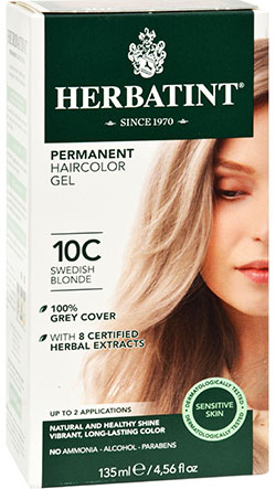 HERBATINT HAIR COLOR 10C SWEDSH BLOND KIT 4.5 OZ