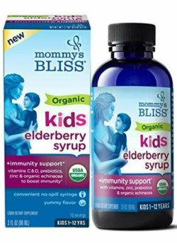 ORGANIC ELDERBERRY SYRUP + IMMUNITY BOOST 3 OUNCE