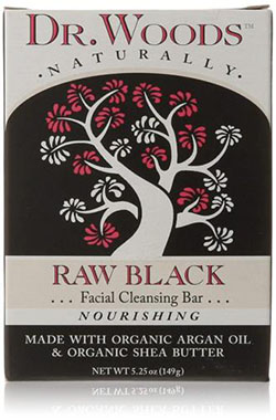 BAR SOAP FACIAL CLEANSING BLACK 5.25 OUNCE