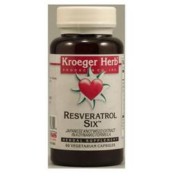 RESVERATROL SIX 60 CAP VEGI