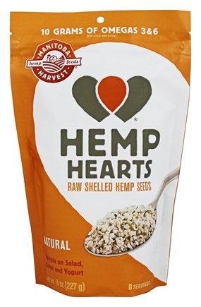 HEMP HEARTS (RAW SHELLED) 8 OZ