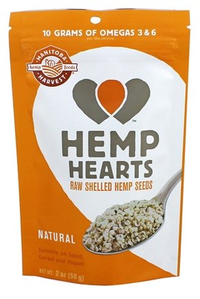 HEMP HEARTS (RAW SHELLED) 2 OZ