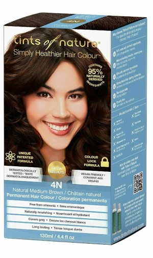 PERMANENT COLOUR 4N NATURAL MEDIUM BROWN 4.4 OUNCE