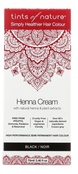 HENNA CREAM BLACK 2.46 OUNCE