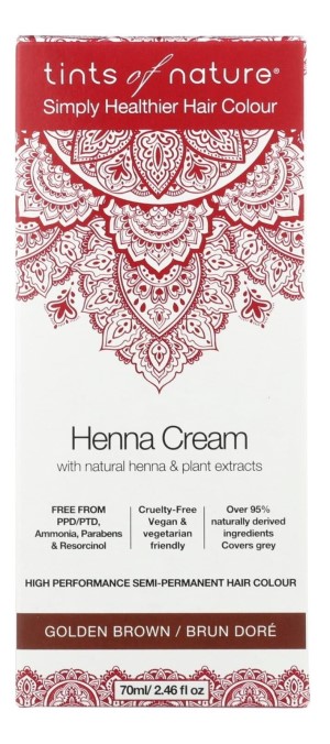 HENNA CREAM GOLDEN BROWN 2.46 OUNCE