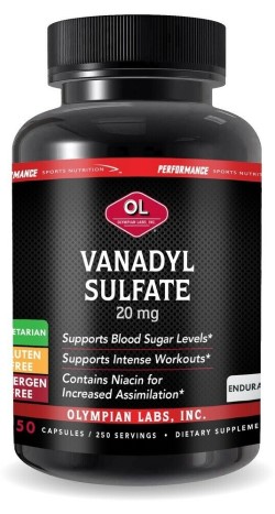VANADYL SULFATE 250 CAP