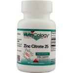 ZINC CITRATE 25MG 60 CAP