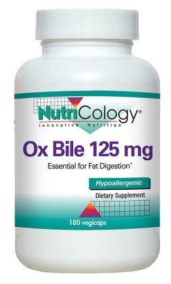 OX BILE 125 MG 180 CAP