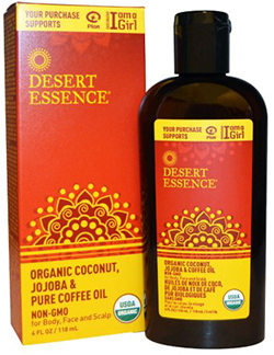 ORGANIC COCONUT, JOJOBA, & COFFEE OIL 4 OZ