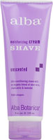 CREAM SHAVE,UNSCENTED 8 OZ