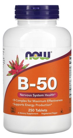 VITAMIN B-50 VEGETARIAN 250 TABS