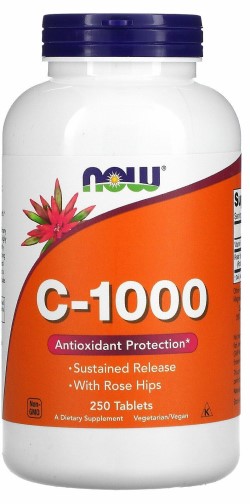 VITAMIN C-1000 TIME RELEASED WITH ROSE HIPS - 250