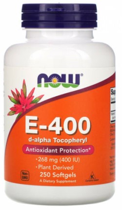 VITAMIN E-400 IU D-ALPHA TOCOPHERYL - 250 GELS