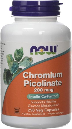 Chromium Picolinate 200 mcg - 250 Caps