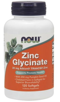 ZINC GLYCINATE 30mg 120 SGELS 