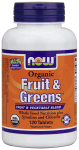 Organic Fruit & Greens 120 TABS