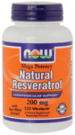 NATURAL RESVERATROL 200 MG 120 VCAPS