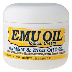 EMU OIL CREAM W/MSM, ALOE, & VIT C 4 OZ