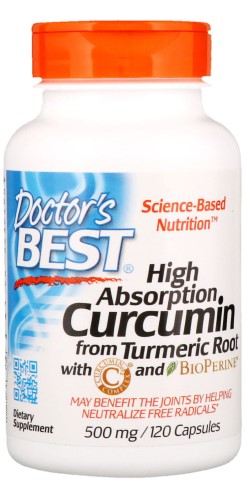 BEST CURCUMIN C3 COMPLEX W BIOPERINE (500 MG) 120C 