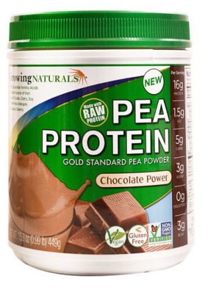 PEA PROTEIN POWDER CHOCOLATE 1 LB