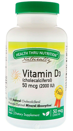 VITAMIN D3 2000 IU 365 SOFTGEL