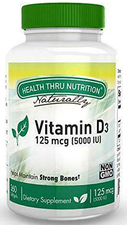 VITAMIN D3 5000 IU 360 SOFTGEL