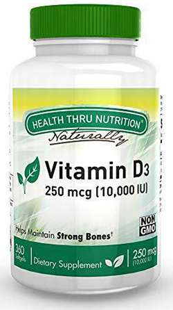 VITAMIN D3 10,000 IU 360 SOFTGEL