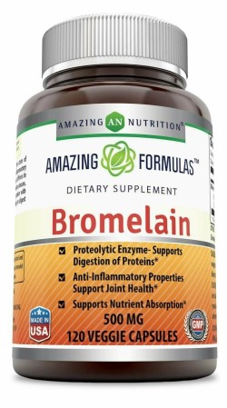 AMAZING FORMULAS BROMELAIN 500 MG 2400 GDU 120 CAPVEGI