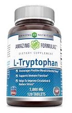 AMAZING FORMULAS L-TRYPTOPHAN 1000 MG 120 TABLET