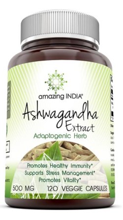 AMAZING INDIA ASHWAGANDHA EXTRACT 500 MG 120 CAPVEGI