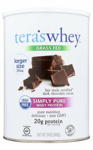 COW WHEY RBGH FREE FAIR TRADE DARK CHOCOLATE 24 OZ