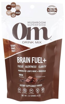 BRAIN FUEL+ MOCHA MUSHROOM SUPERFOOD DRINK MIX 112 GM