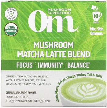 MUSHROOM POWERED MATCHA LATTE 10 PKT